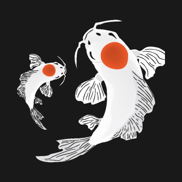 Koi Fish by Amcroga