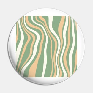 70's groovy wavy pattern Pin