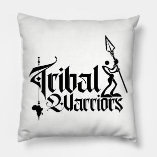 Men's African Tribal Warrior Design Pillow