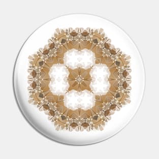 zen octagon Pin