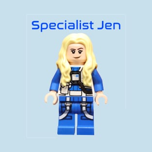 Specialist Jen from the Adventures of Tee Bone Man T-Shirt