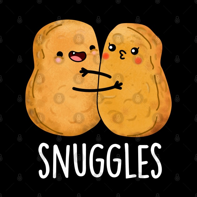 Snuggles Funny Nugget Couple Pun by punnybone