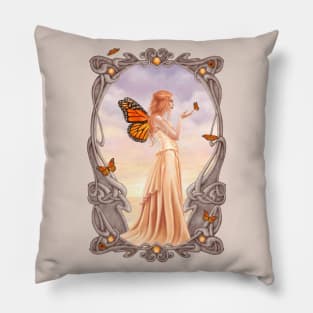 Citrine Birthstone Fairy Pillow