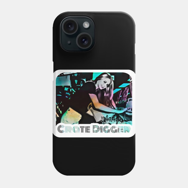 Crate Digger Phone Case by CoolMomBiz