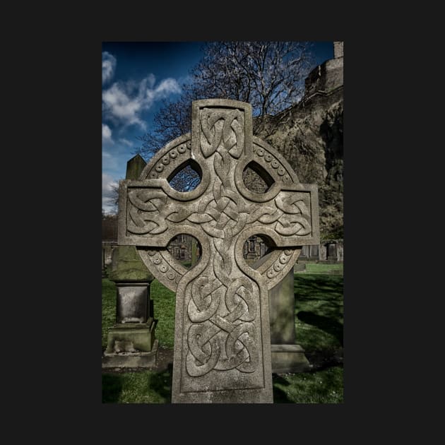 Cross in St Cuthbert's Churchyard, Edinburgh by RosNapier