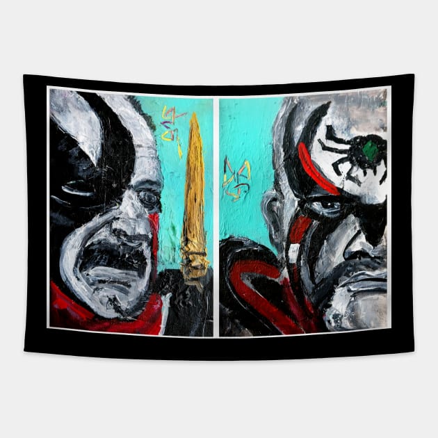 Road Warriors Tapestry by ElSantosWorld