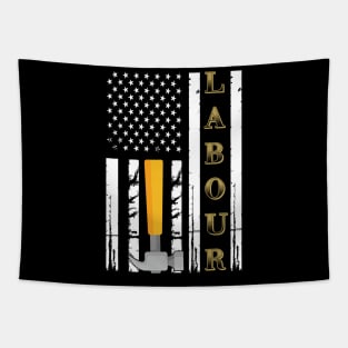 Labour Day 2021 American Flag Tapestry