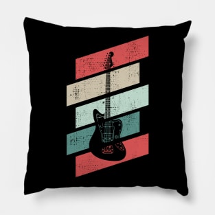 Retro Vintage Offset Style Electric Guitar Pillow