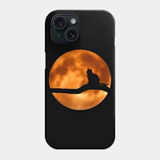 Cat Moon Phone Case