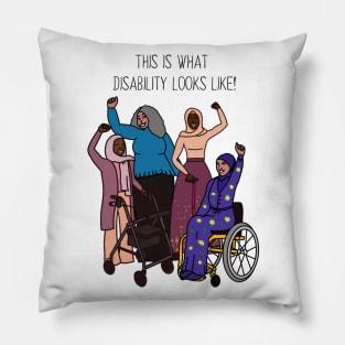 This Is What Disability Looks Like Group Photo Pillow