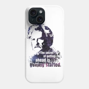 mark twain quote Phone Case