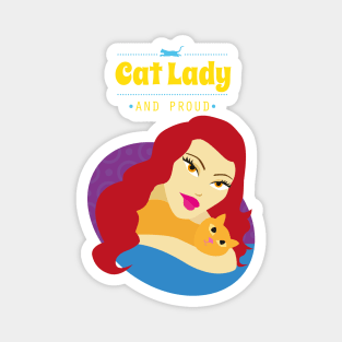 Cat Lady and Proudy Magnet