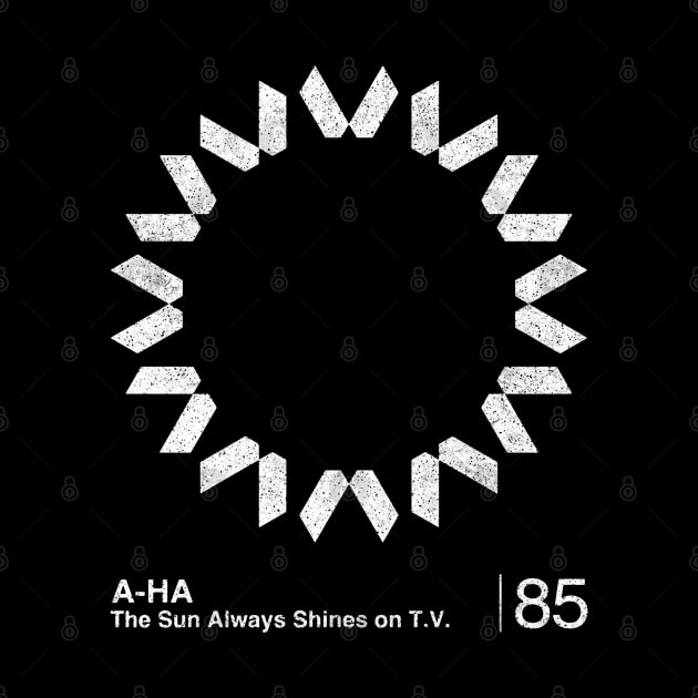 A-Ha / Minimalist Graphic Artwork Design by saudade