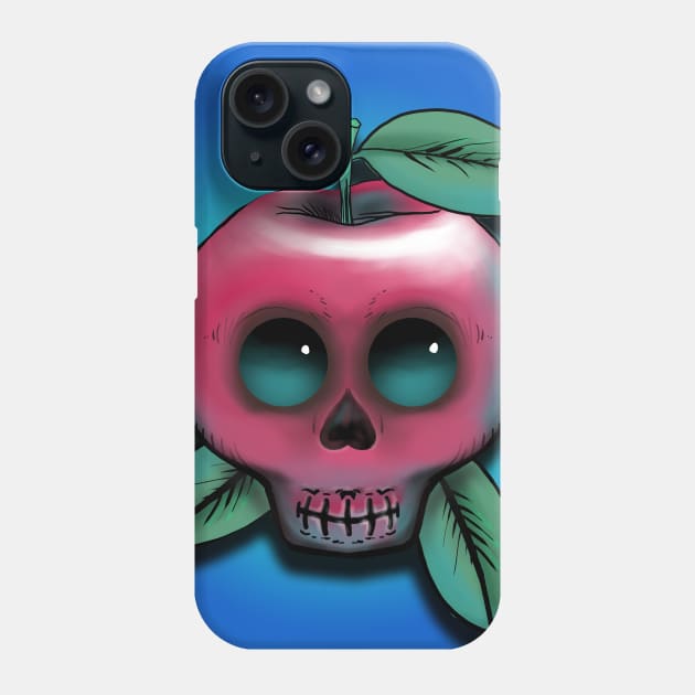 Cute Skull Apple Phone Case by fakeface