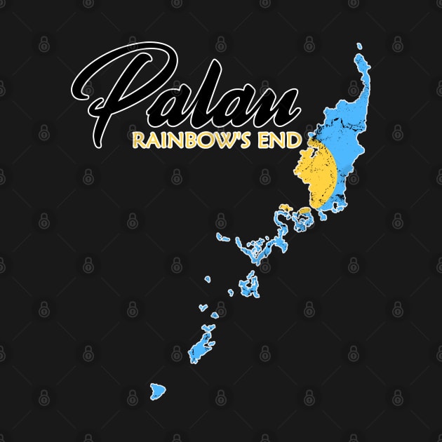 Palau Rainbows End by NicGrayTees