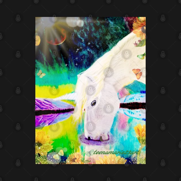 Unicorn by teenamarie23art