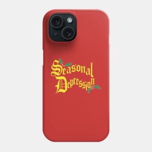 Seasonal Depression holiday sweater Phone Case