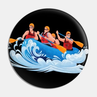 Rafting Race Pin