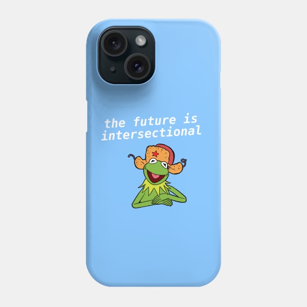 The Future Is Intersectional - Kermit Meme Phone Case by Football from the Left