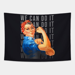 We Can Do It 2021 International Womens Day Strong Women Tapestry