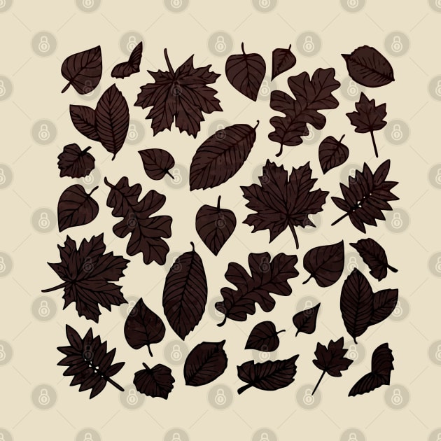 Brown Autumn Season Digital Painting by Glenn Landas Digital Art