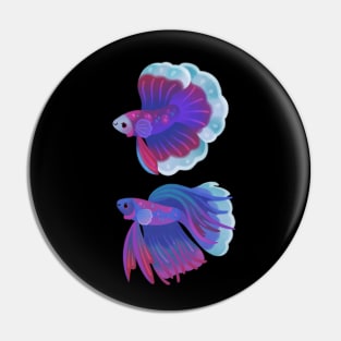 Blue Betta1 Pin