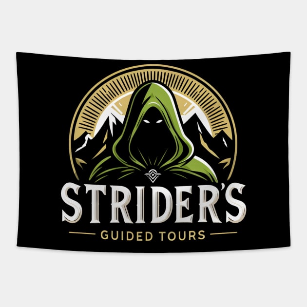 Strider Guided Tours - Hiking - Fantasy Tapestry by Fenay-Designs