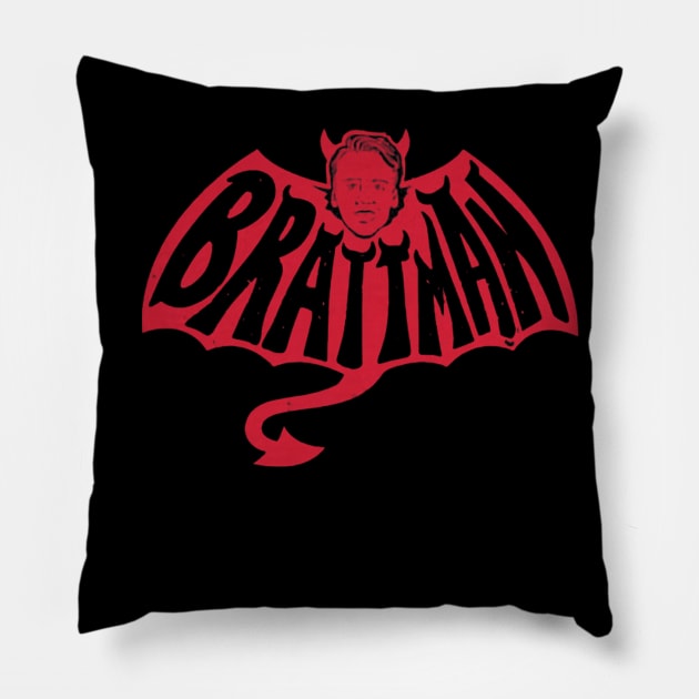 Jesper Bratt Brattman Pillow by stevenmsparks