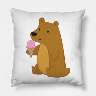 Ice Cream Bear Pillow