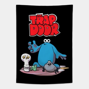 Trap Door Cartoon Tapestry