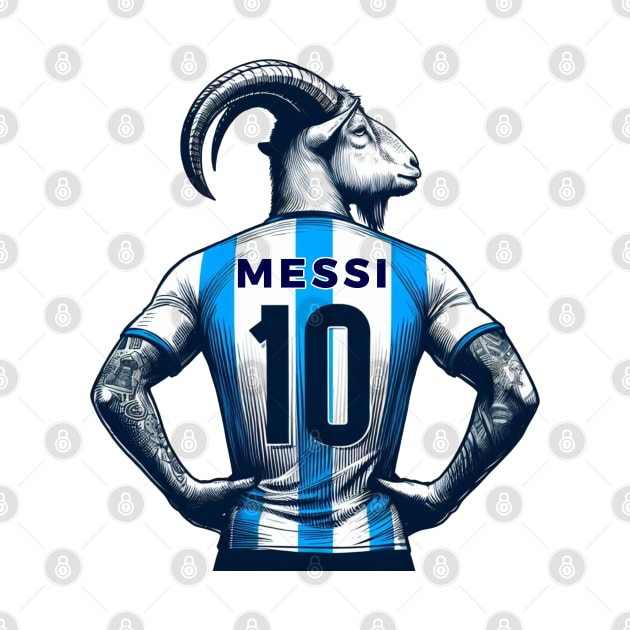 GOAT- Messi Argentina 10 by DarkWave