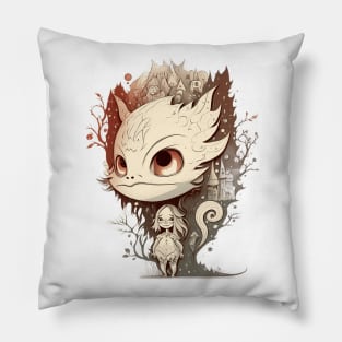 Mystical fantasy character. Pillow