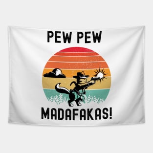 Pew Pew Madafakas Tapestry