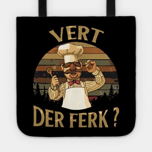 Vert Der Ferk Retrocolor Tote