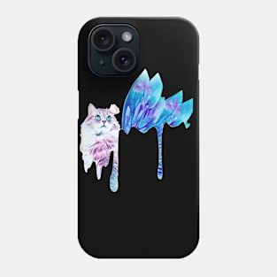 drops angle cat Phone Case