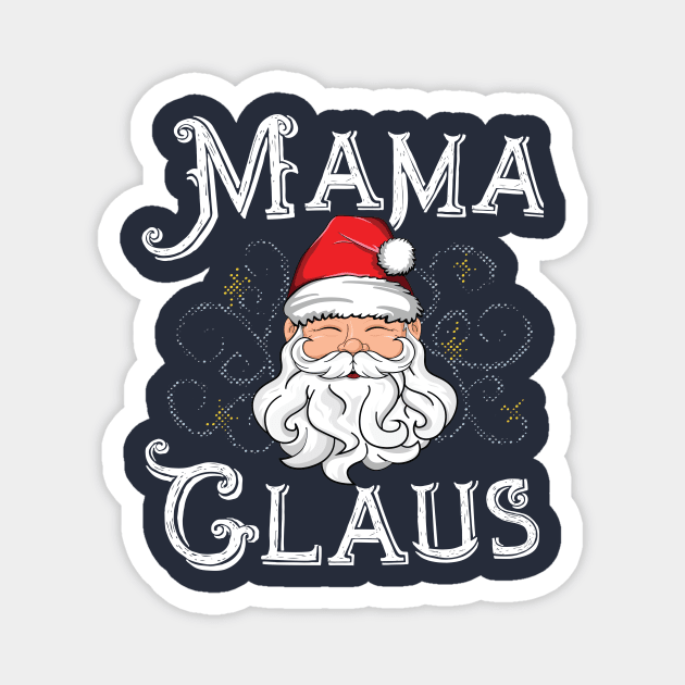 Uncle Claus Matching Family Christmas T-Shirt Santa Xmas Magnet by 14thFloorApparel