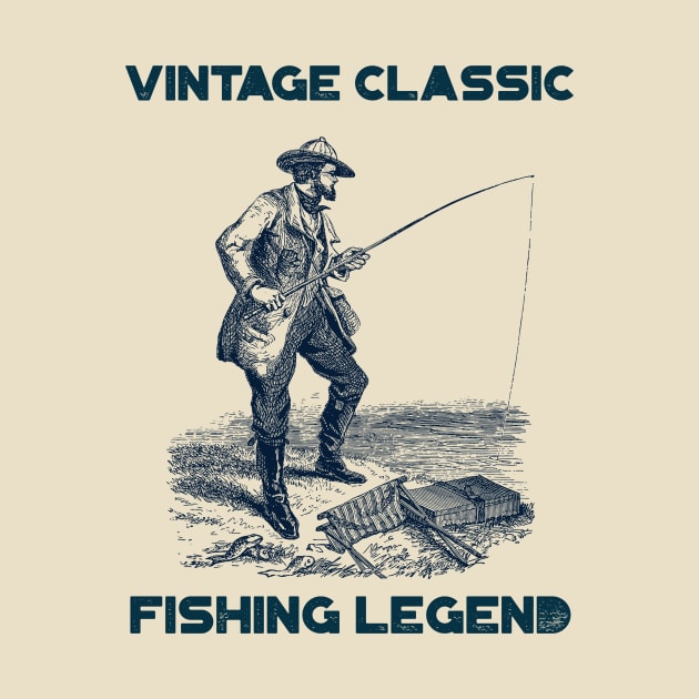 Vintage classic fishing legend by WizardingWorld