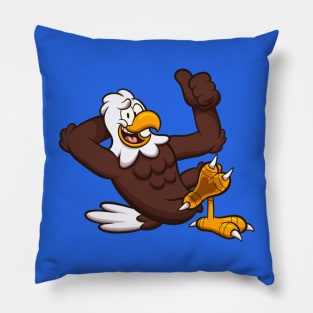 Laying Eagle Character Pillow