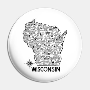 Wisconsin Map Pin