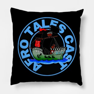 Afro Tales Ship logo Pillow