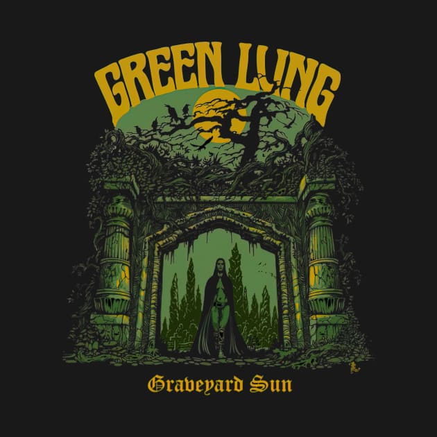 Green Lung Graveyard Sun by AinisticGina