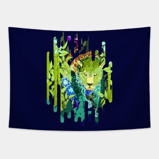 Jungle Jaguar Tapestry