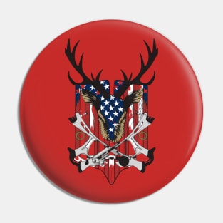 Bow Hunting Flag Buckwear Deer Hunter Accessories Gift PopSockets PopGrip: Swappable Grip for Phones & Tablets Pin