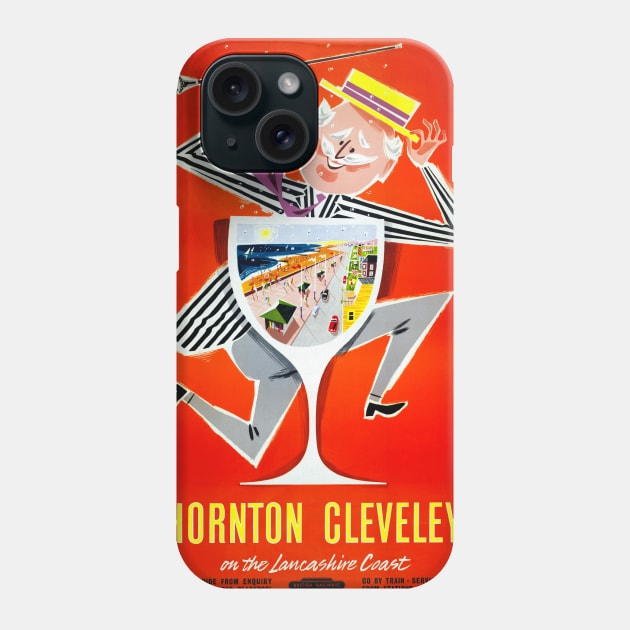 Vintage Travel Poster England Thornton Cleveleys Phone Case by vintagetreasure