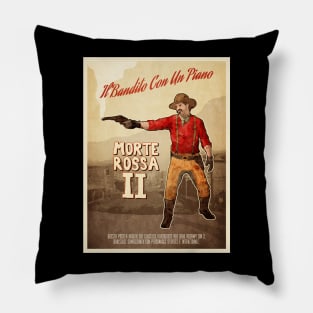 Vintage style Italian Red Dead Pillow