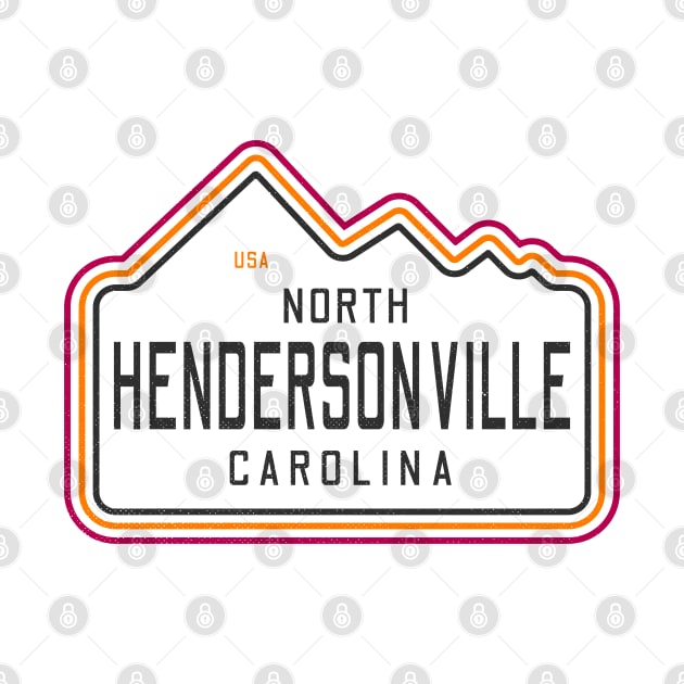 Visiting NC Mountain Cities Hendersonville, NC Neon Range by Contentarama