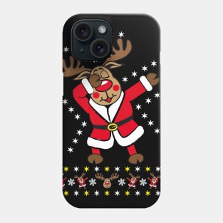 87 Dabbing Reindeer Deer Rudolph Fun Phone Case
