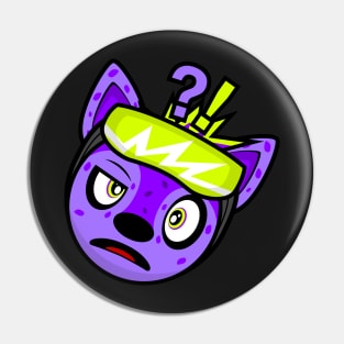 CONFUSED HYPER HYENA Pin