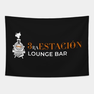 3ra Estación Lounge Bar (White) Tapestry