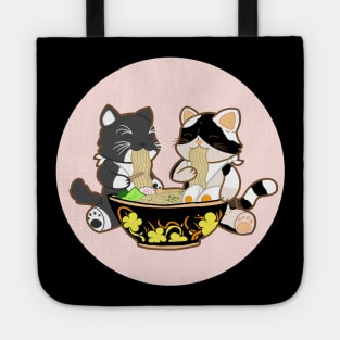 Ramen Cat Anime Kawaii Japanese Gift Kitty Kitten Tote